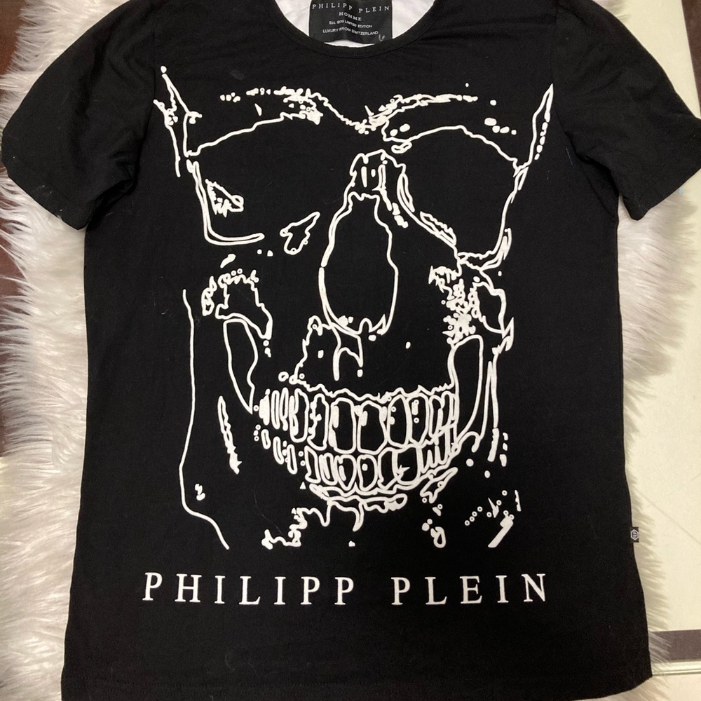 Philipp Plein Black T-Shirt Size Small